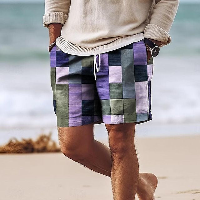 šļøšćCumpÄraČi 1, primiČi 1 gratuitš„ććS-6XLćšPantaloni mari de plajÄ pentru bÄrbaČi, pantaloni scurČi casual cu imprimare 3D