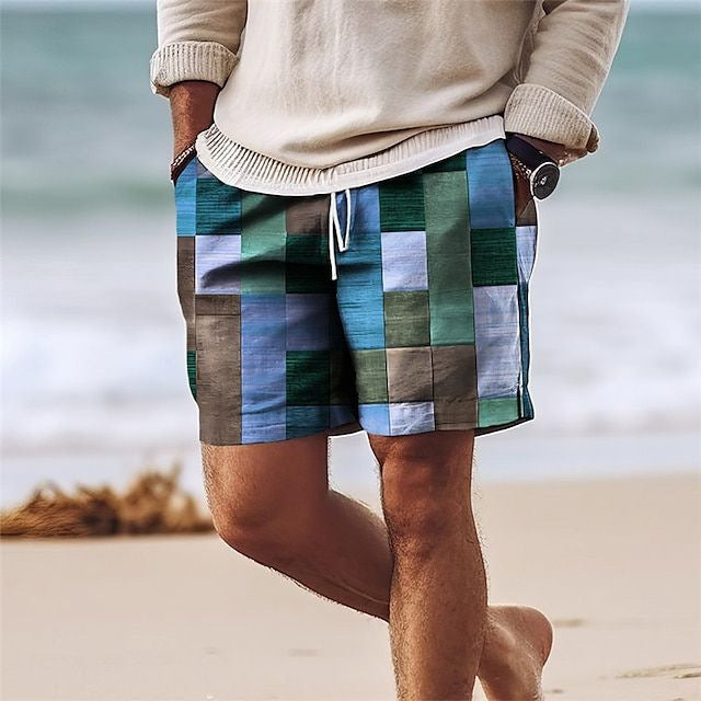 šļøšćCumpÄraČi 1, primiČi 1 gratuitš„ććS-6XLćšPantaloni mari de plajÄ pentru bÄrbaČi, pantaloni scurČi casual cu imprimare 3D