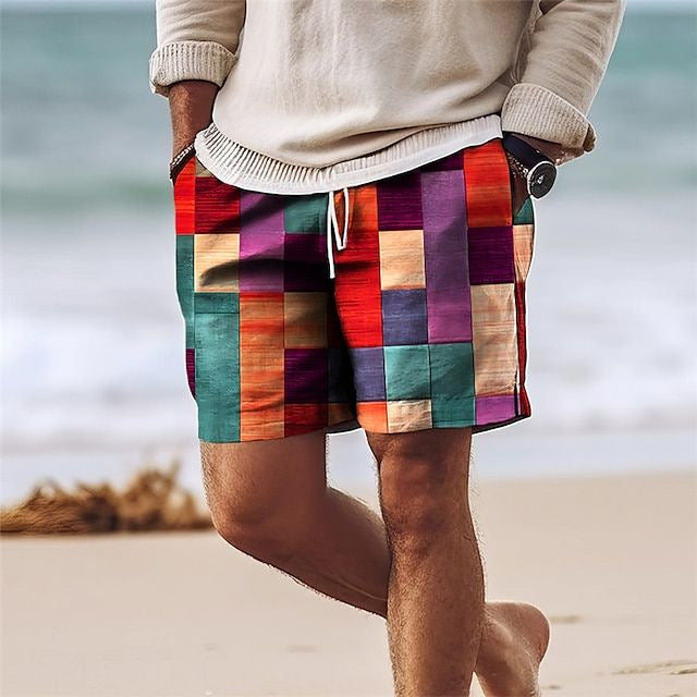 šļøšćCumpÄraČi 1, primiČi 1 gratuitš„ććS-6XLćšPantaloni mari de plajÄ pentru bÄrbaČi, pantaloni scurČi casual cu imprimare 3D