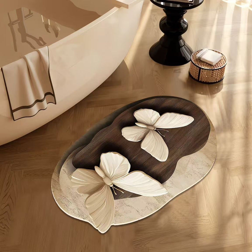 🔥【Kupi 1 i dobiješ 1 gratis】🔥VELIKI POPUST💕[30*40cm+ 40*60cm] Upijajući protuklizni tepih s realističnim 3D uzorkom