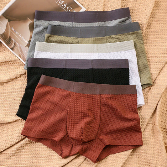 🎁【1 set od 3 komada 🔥🔥】Ljetne muške bešavne bokserice od ledene svile
